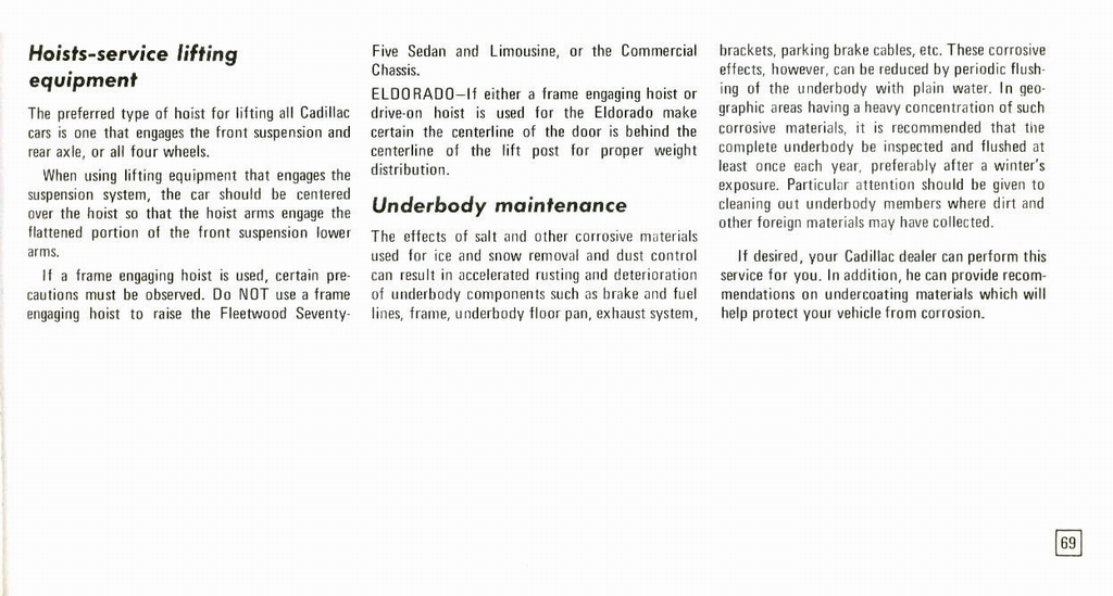 1973 Cadillac Owners Manual Page 81